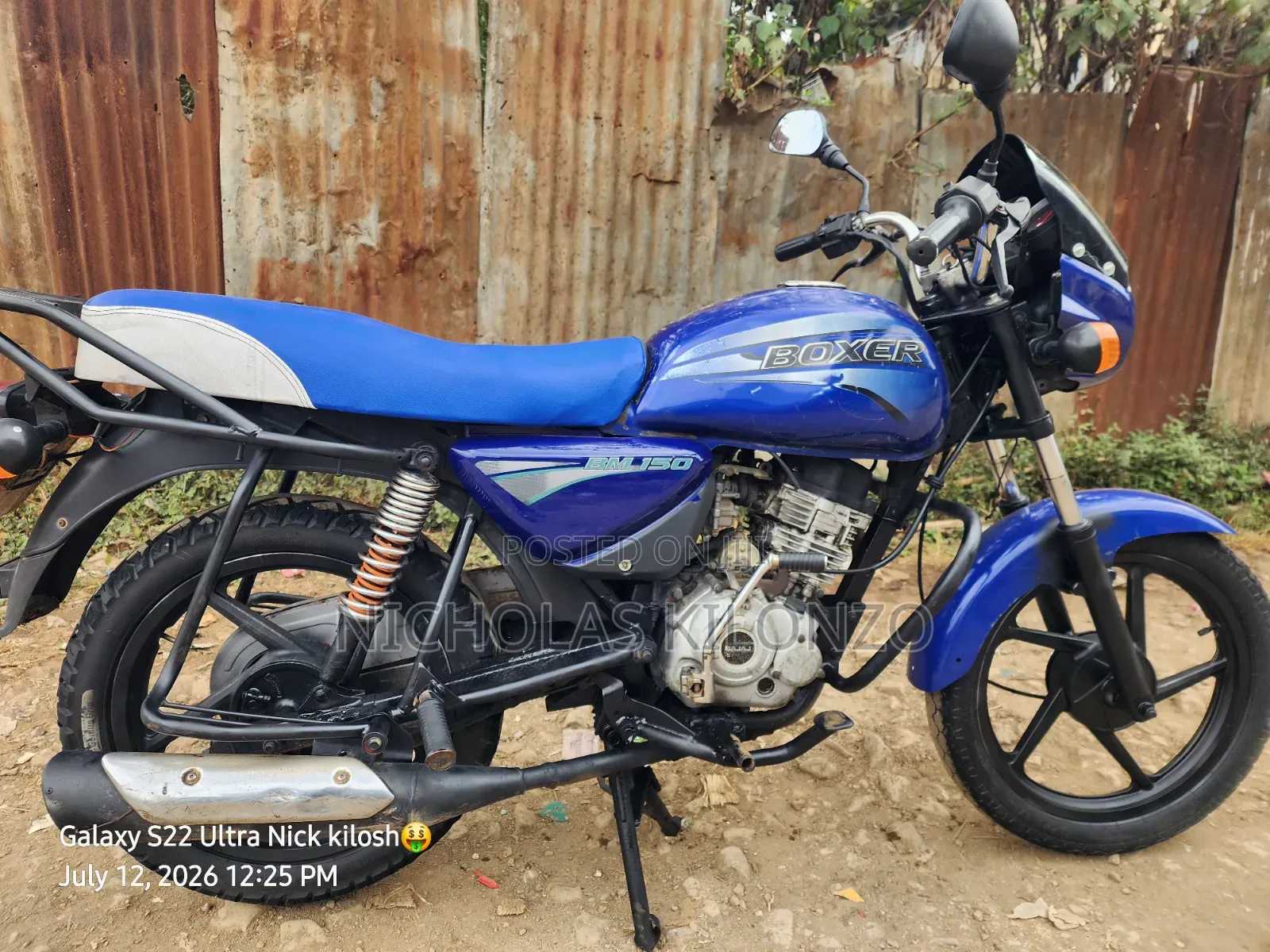 Bajaj Boxer 150 UG 2018 Blue