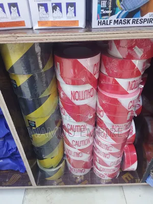Red And White Non-adhesive Caution Barricade Tape