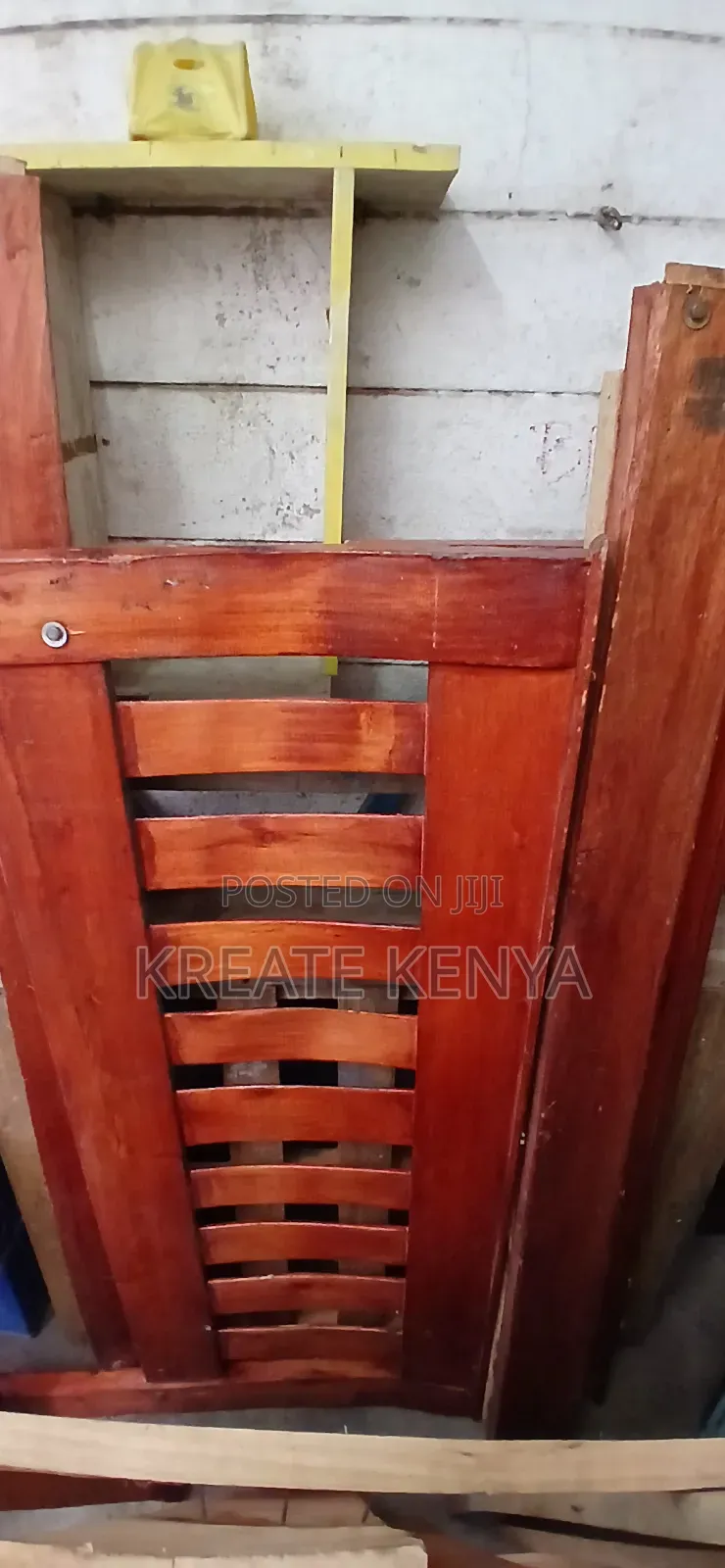 5×6 Hardwood Bed Condition Used
