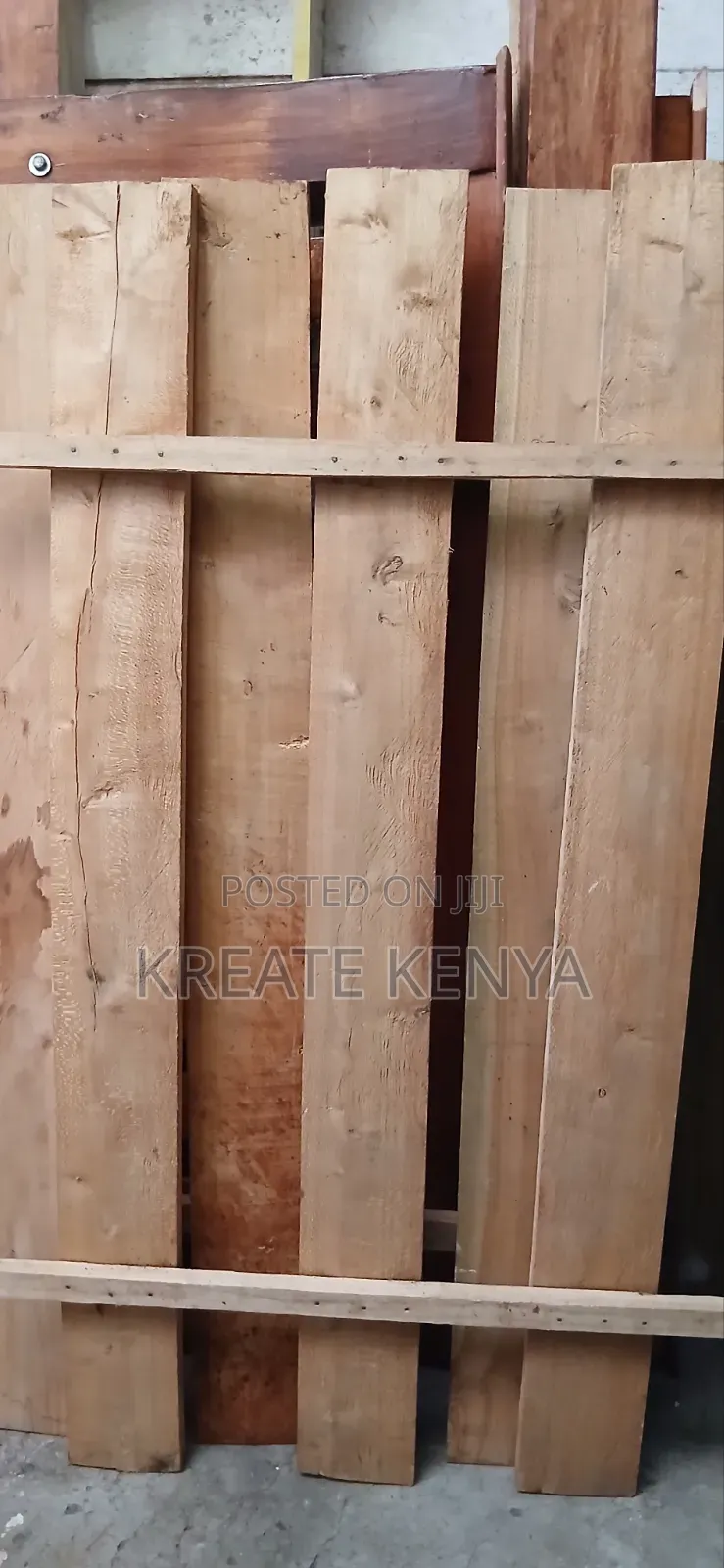 5×6 Hardwood Bed Condition Used