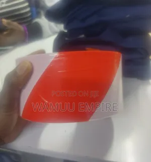 500m Red And White Striped Barrier Tape,