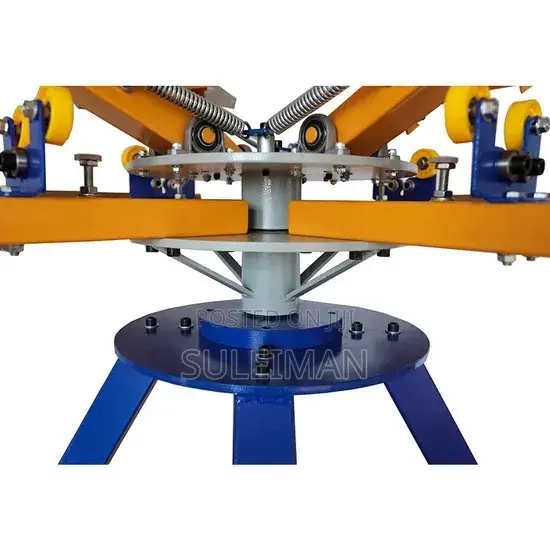 4 Color 4 Station Screen Printing Machine