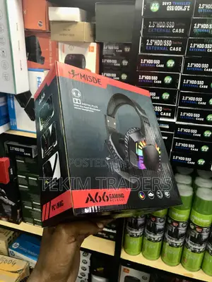 Misde A66 RGB Gaming Headset 50mm Driver 7.1 Surround Sound