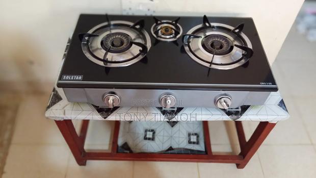 3 Burner Gas With Table Stand - thumbnail 2