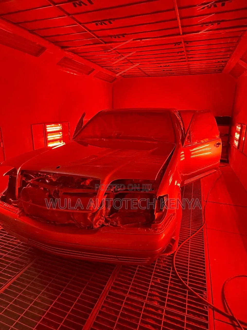 Fast Heating Baking System Power Spray Booth Machine Sunshine