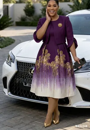 Royal Blossom 2-Piece Dress Set