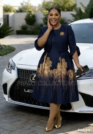 Royal Blossom 2-Piece Dress Set