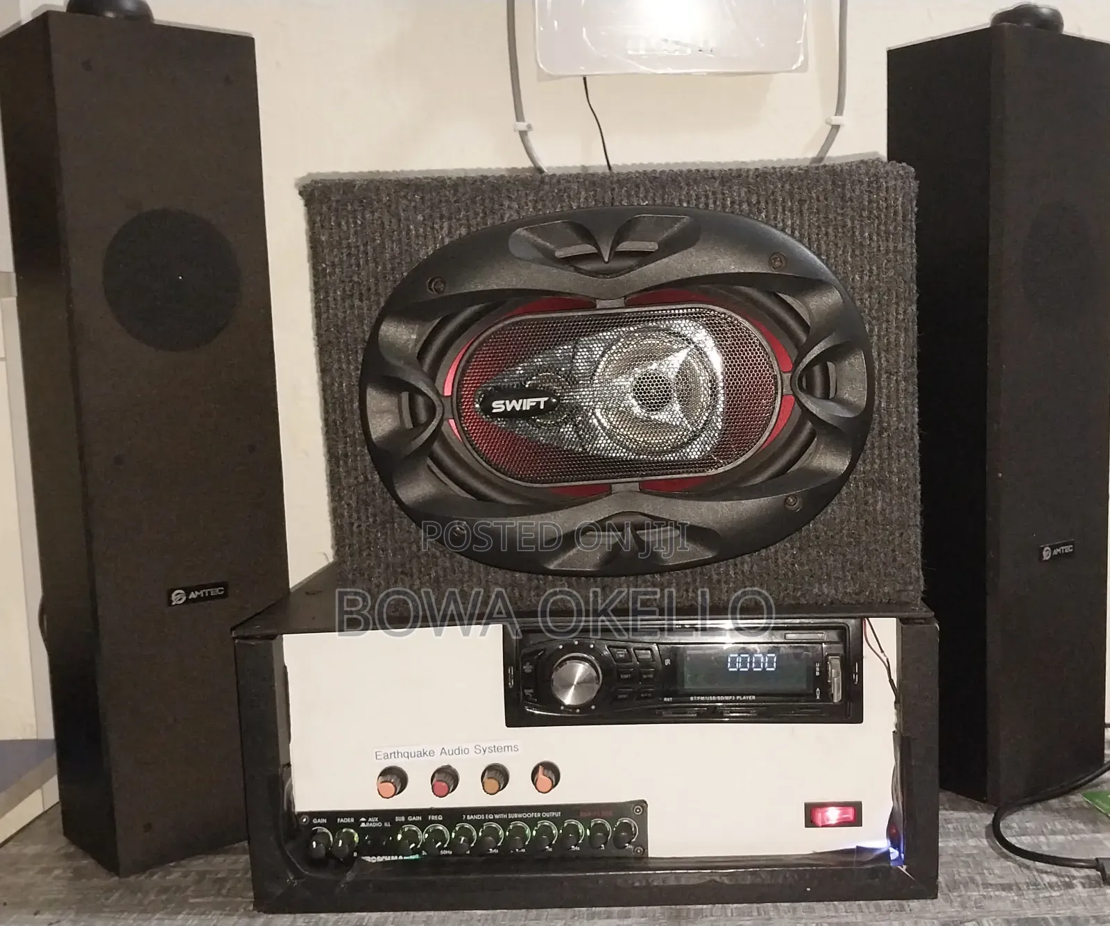 Customized Music System With Amp