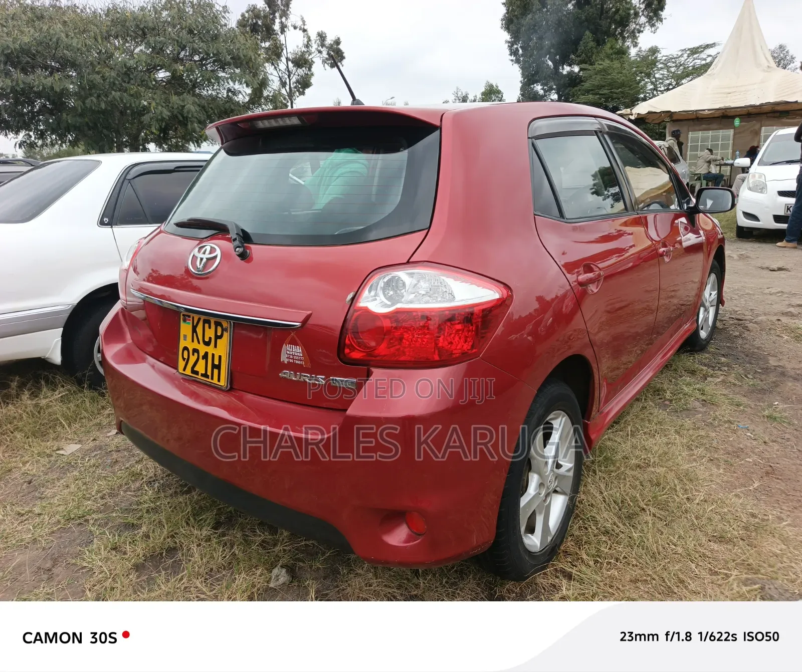 Toyota Auris 2010 Red