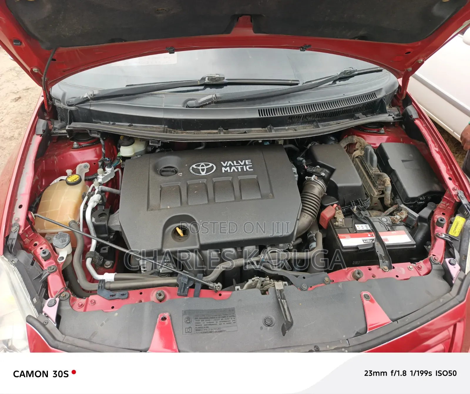Toyota Auris 2010 Red