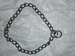 Heavy Duty Chrome-Plated Steel Dog Training Choker Chain Slip Collar