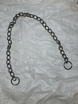 Heavy Duty Chrome-Plated Steel Dog Training Choker Chain Slip Collar
