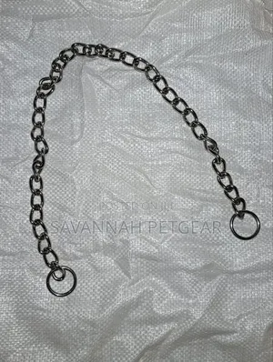 Heavy Duty Chrome-Plated Steel Dog Training Choker Chain Slip Collar