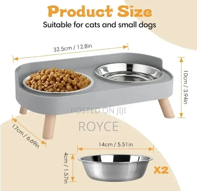 Pet Feeding Bowl Set