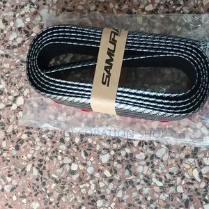 Carbon -Black or Black -Plain Samurai Rubber Bumper Lips