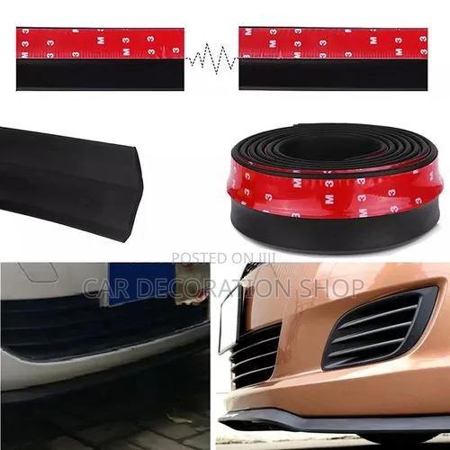 Sporty-Style Carbon Black With Red Line Rubber Lip - thumbnail 2
