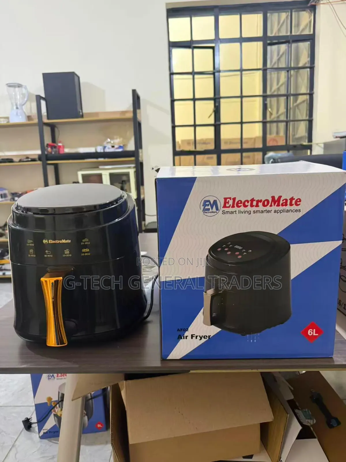 Electromate 5l Energy Saver Digital Air Fryer (1 Year Warranty)