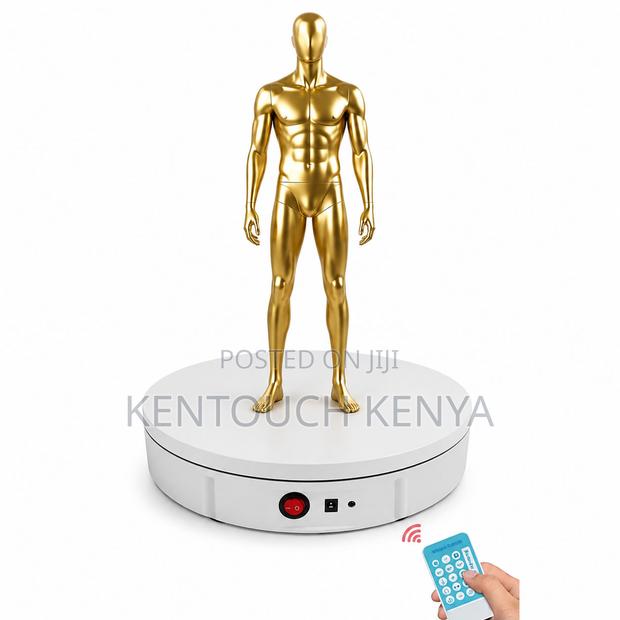 30cm 360 Rotating Stand 80kgs, Remote Control Turntable Display Stand - thumbnail 3