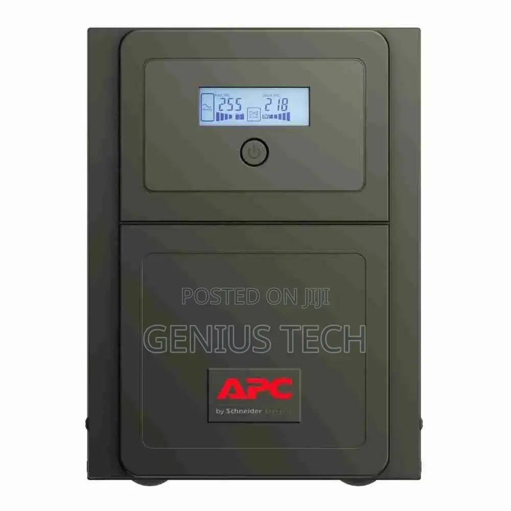 Apc Easy Ups 1500va 1050w Avr LCD 4 Universal Outlets 2×9ah