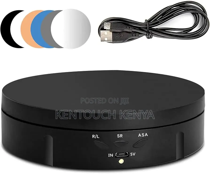 30cm 360 Rotating Stand 80kgs, Remote Control Turntable Display Stand