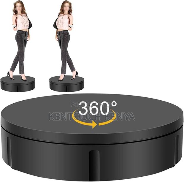 30cm 360 Rotating Stand 80kgs, Remote Control Turntable Display Stand - thumbnail 5