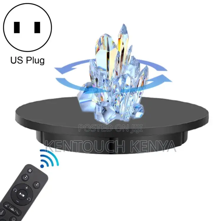 30cm 360 Rotating Stand 80kgs, Remote Control Turntable Display Stand