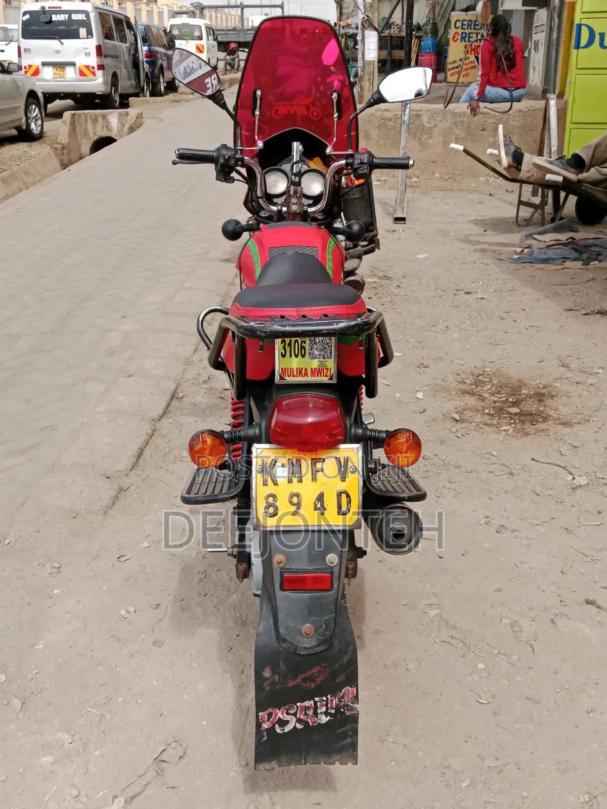 TVS HLX Plus ES 2021 Red