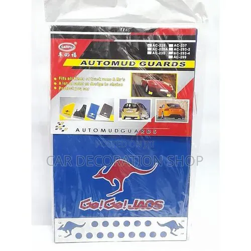 4pc Weather Resistant Plastic Kangaroo Mudflaps