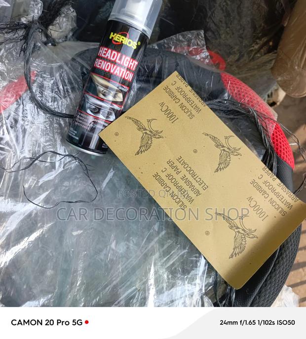 Yellowed Car Headlights Restoration Fluid 235ml - thumbnail 2