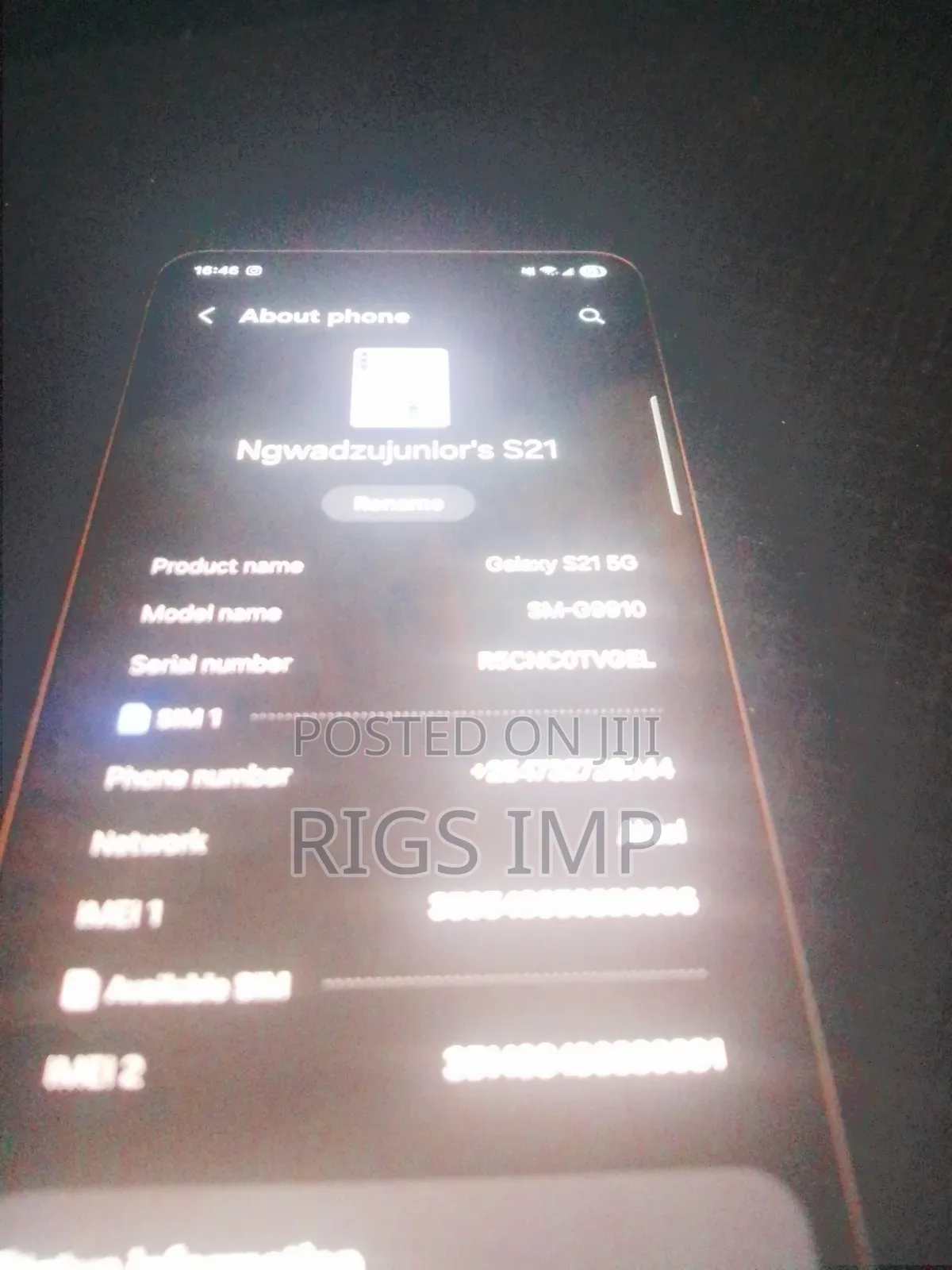 Samsung Galaxy S21 5G 256 GB Blue