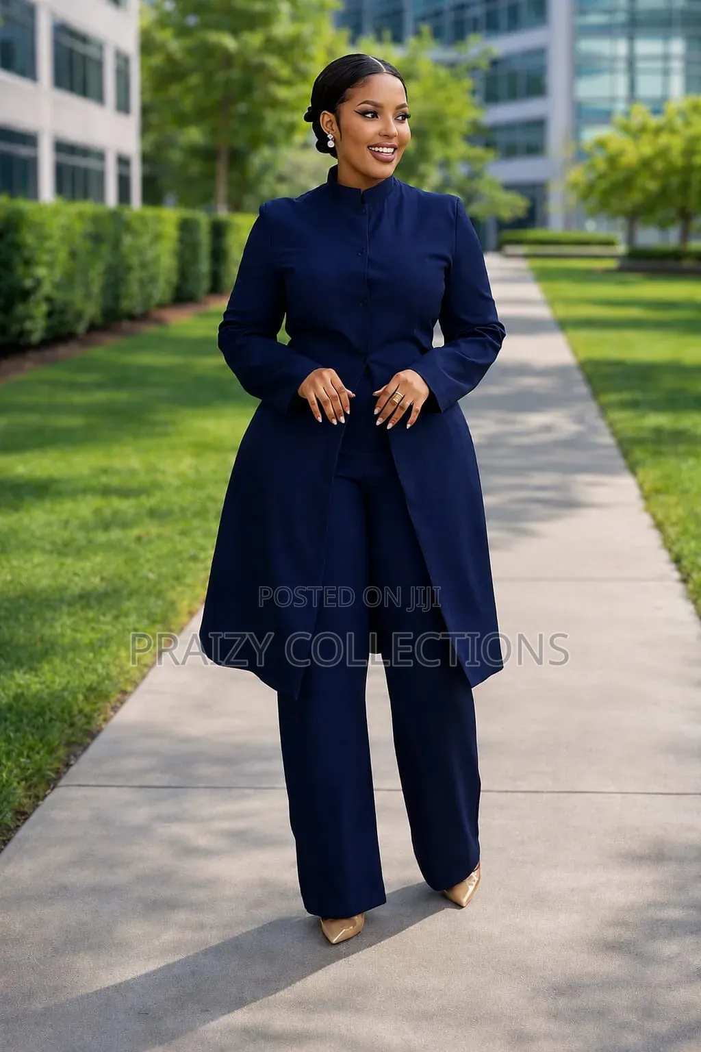 Ladies' Long Coat Suit -Suluhu Suit