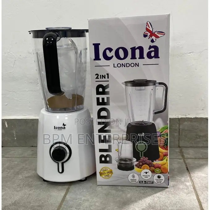 Icona London 2-in-1 Blender (Model Ilb-100t)