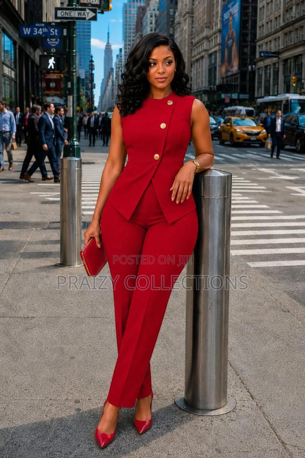 Elegant Sleeveless 2pc Suit - main view