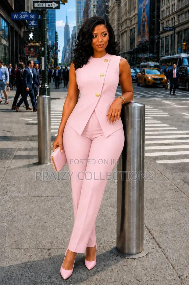 Elegant Sleeveless 2pc Suit - thumbnail 4