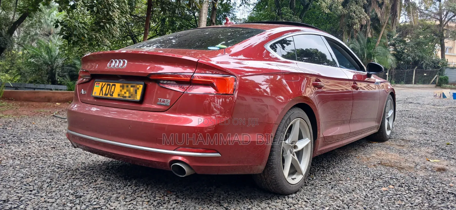Audi A5 Sportback 2018 Maroon