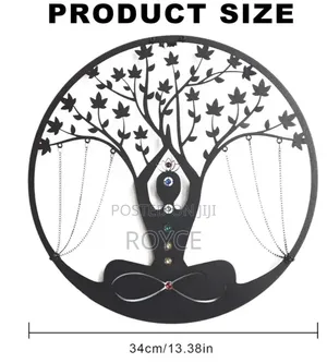 Yoga Meditation European Handmade Metal Decor