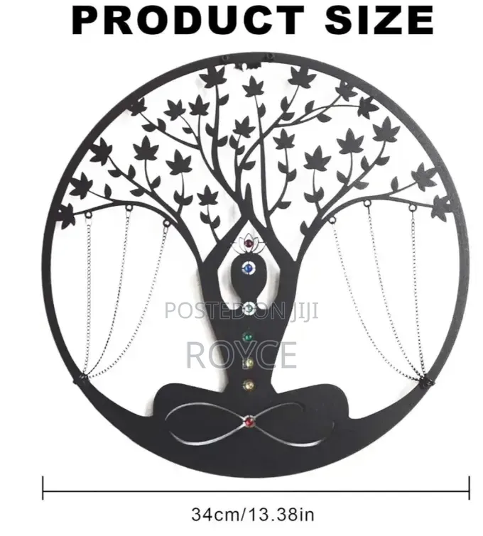 Yoga Meditation European Handmade Metal Decor