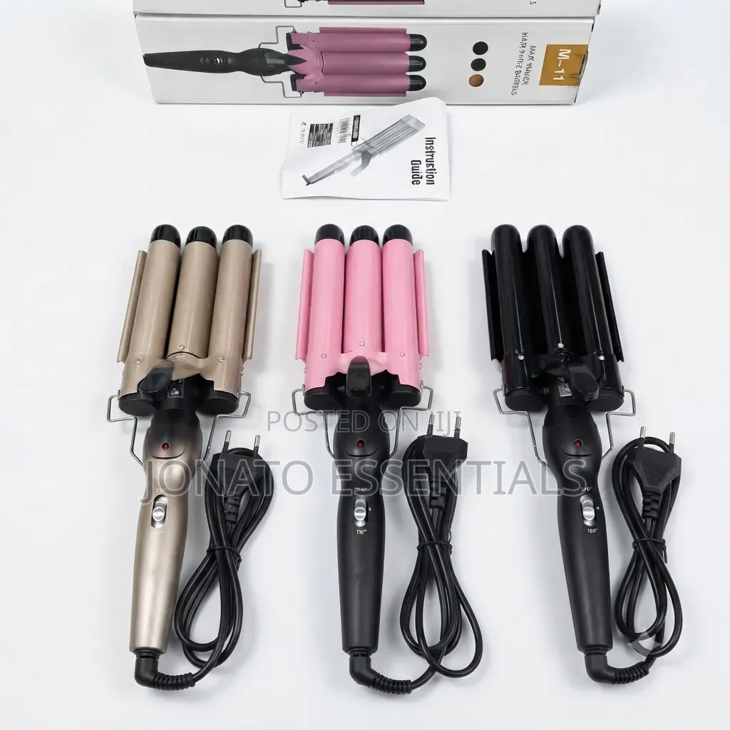 3 Barrel Hair Waver Ceramic Professional Curling Iron Styling Tool