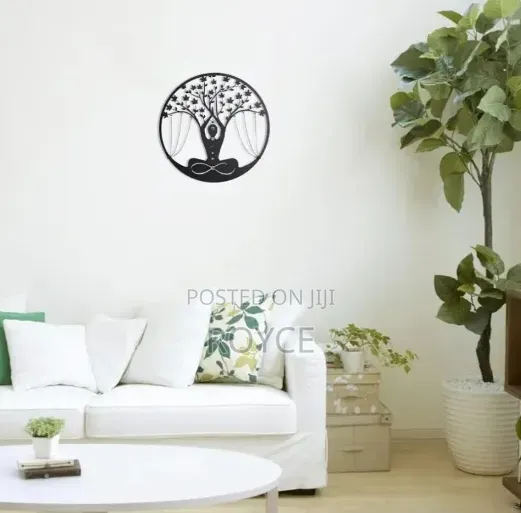Yoga Meditation European Handmade Metal Decor