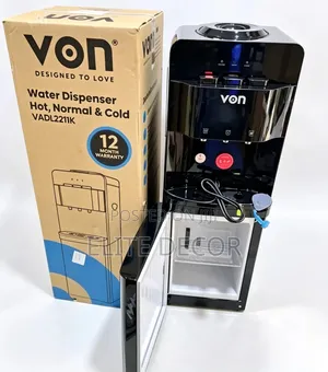 Von Vadl2211k Hot, Normal Cold Water Dispenser 3taps Top Load