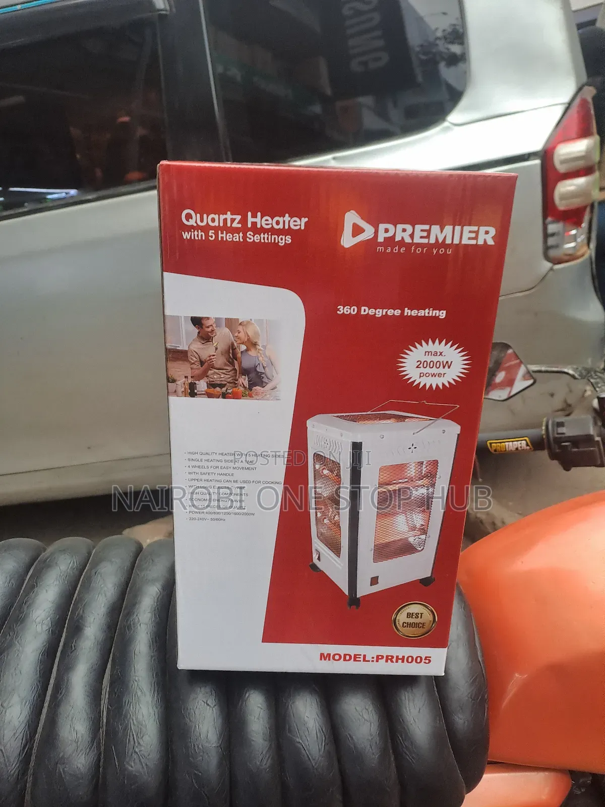 Premier Room Heater With 5 Heat Settings