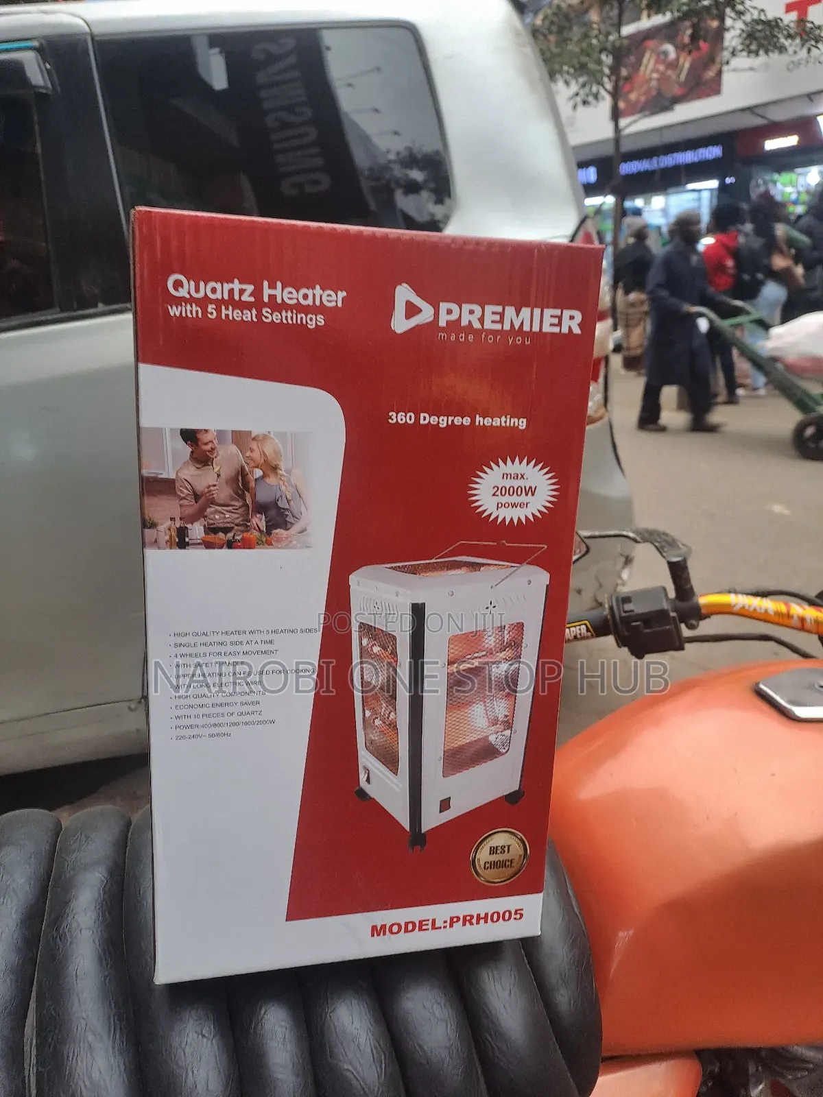 Premier Room Heater With 5 Heat Settings