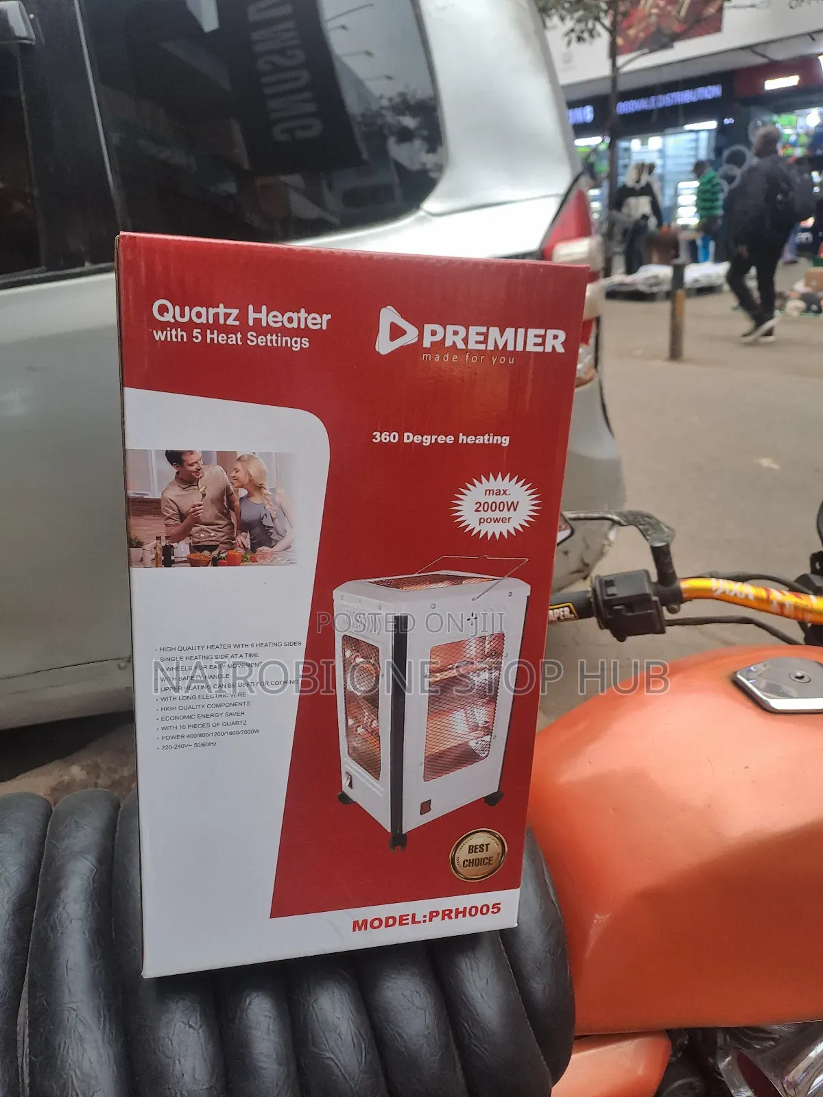 Premier Room Heater With 5 Heat Settings