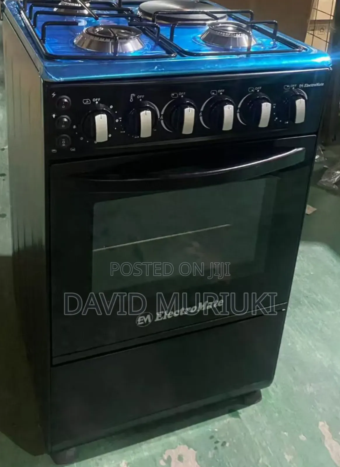 50×55 Electromate 3+1 Standing Cooker With Electric Oven Cooker.