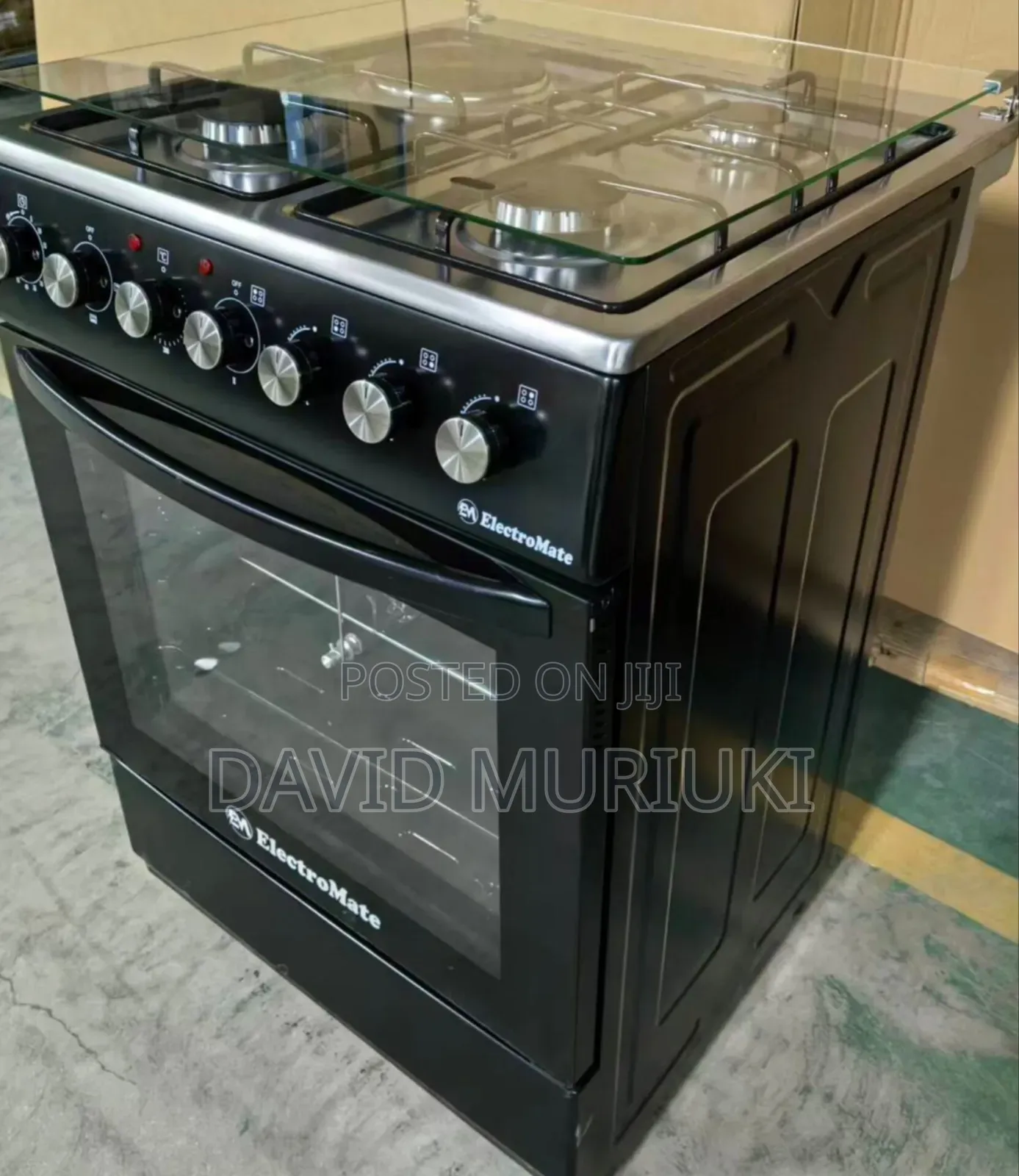 60*60 Electromate 3+1 Cooker With Electric Oven