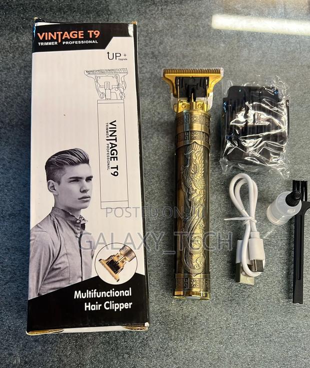 Vintage T9 Rechargeable Hair Clipper