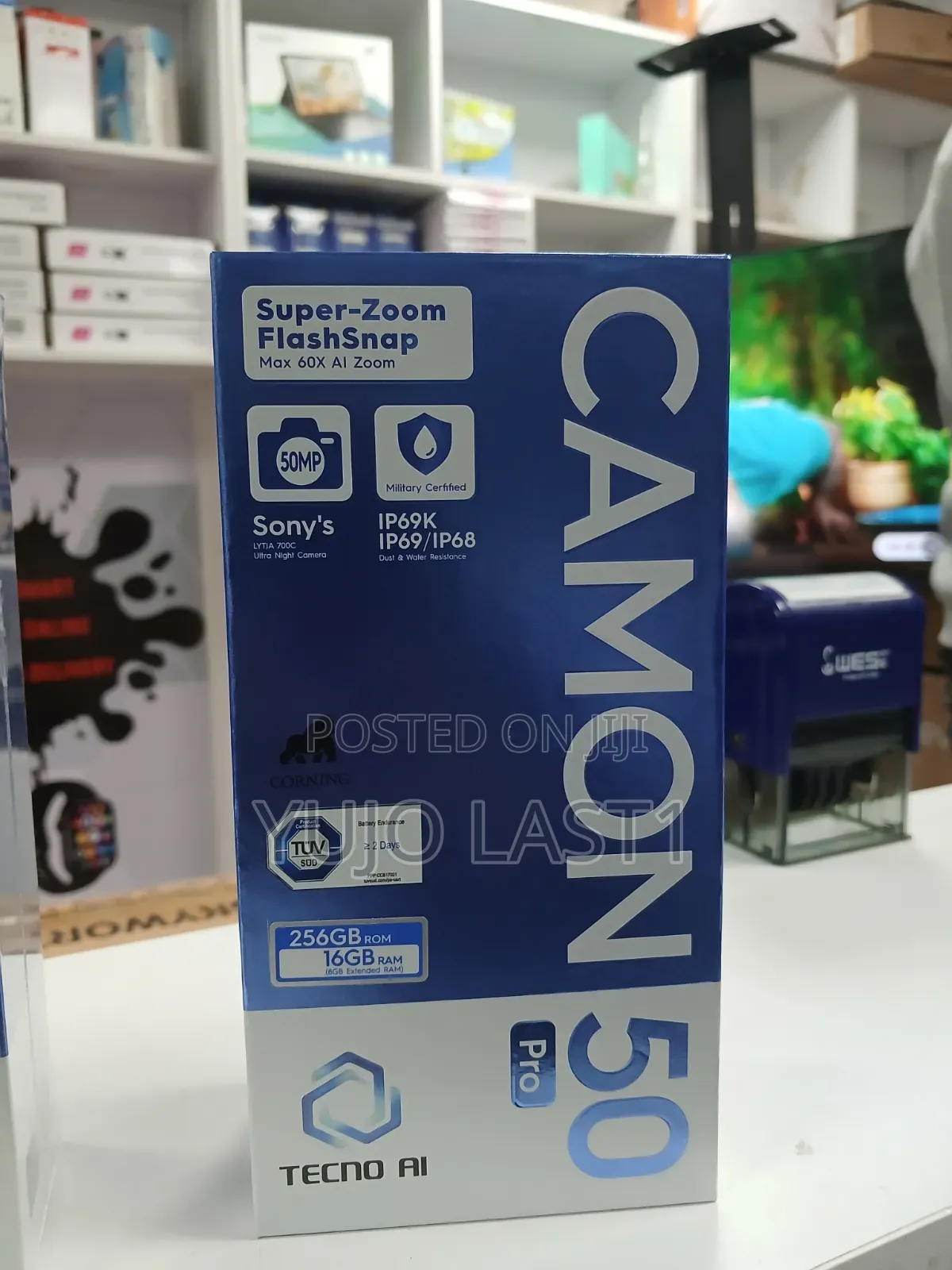 New Tecno Camon 50 Pro 256 GB Black
