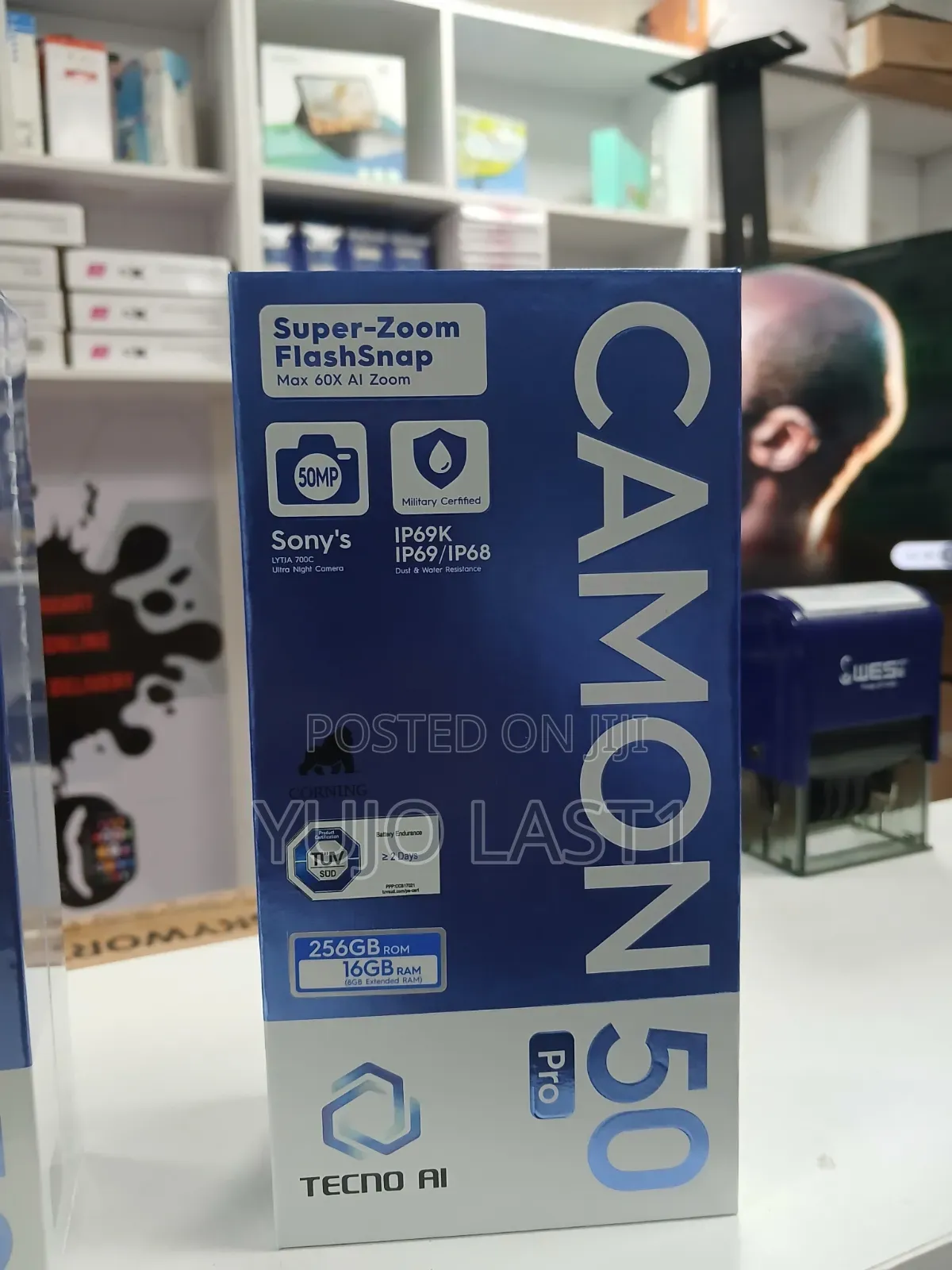 New Tecno Camon 50 Pro 256 GB Black