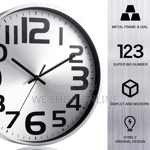 30cm Wall Clock for Minimalists - thumbnail 6