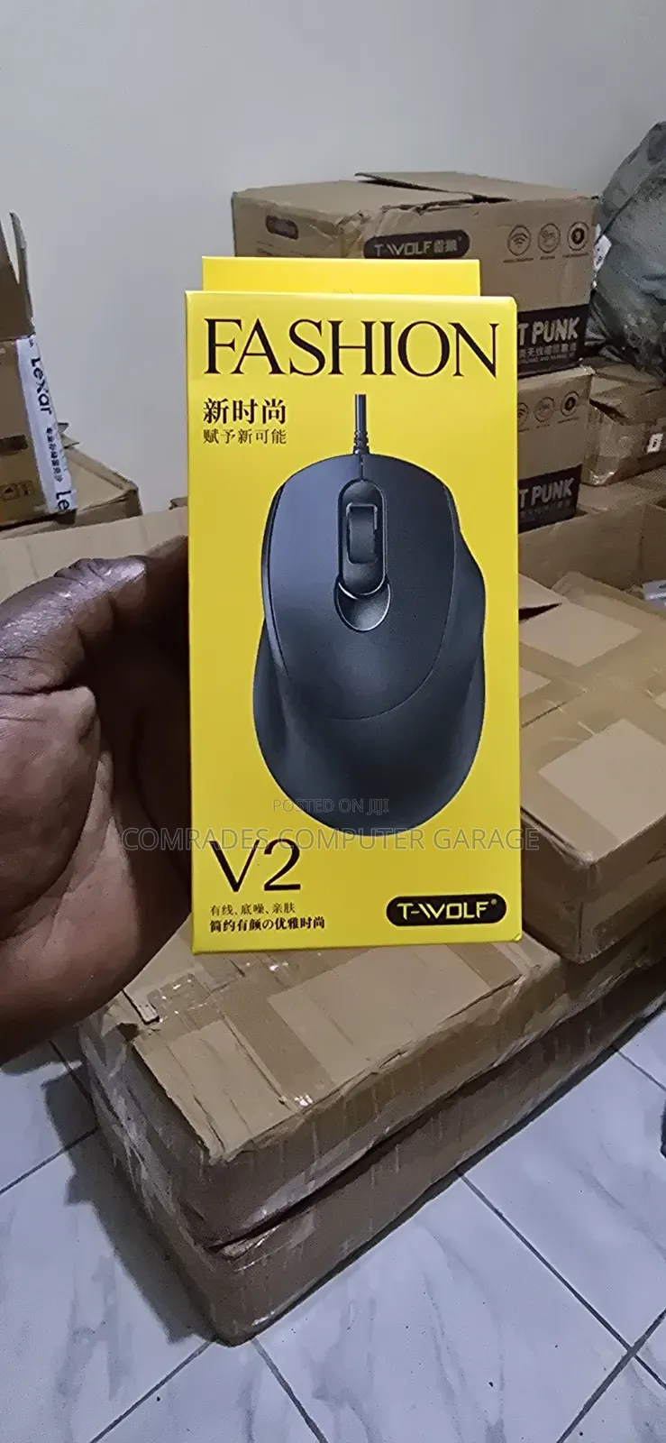 The Ergonomic Fashion T -Wolf Mouse Wired